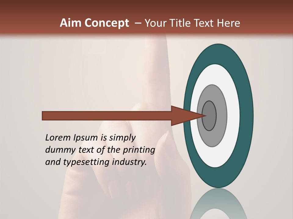 Business Handshake Over Blurry Background PowerPoint Template