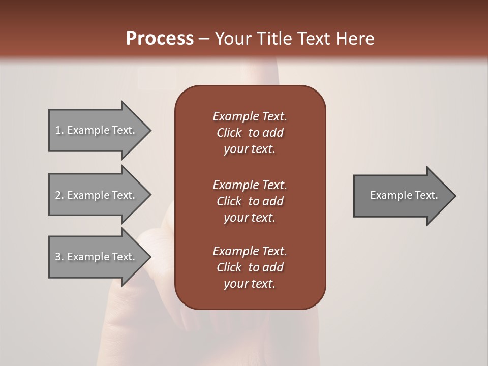 Business Handshake Over Blurry Background PowerPoint Template