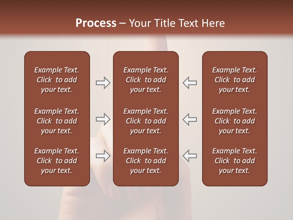 Business Handshake Over Blurry Background PowerPoint Template