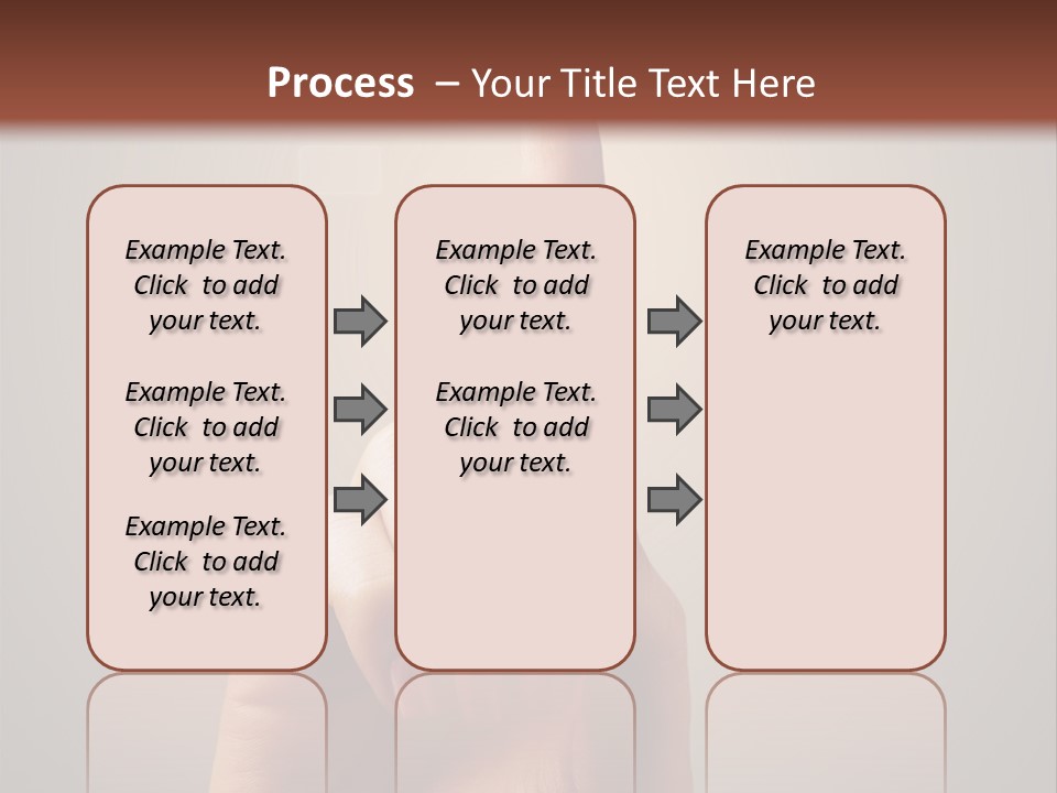 Business Handshake Over Blurry Background PowerPoint Template