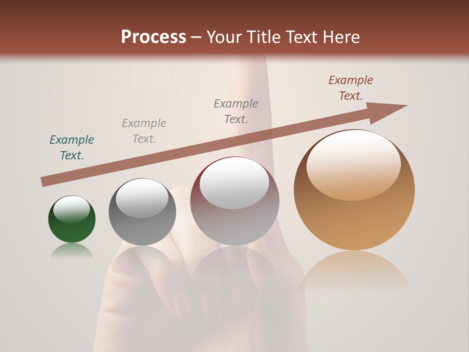 Business Handshake Over Blurry Background PowerPoint Template