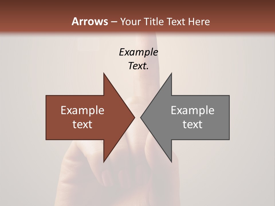 Business Handshake Over Blurry Background PowerPoint Template