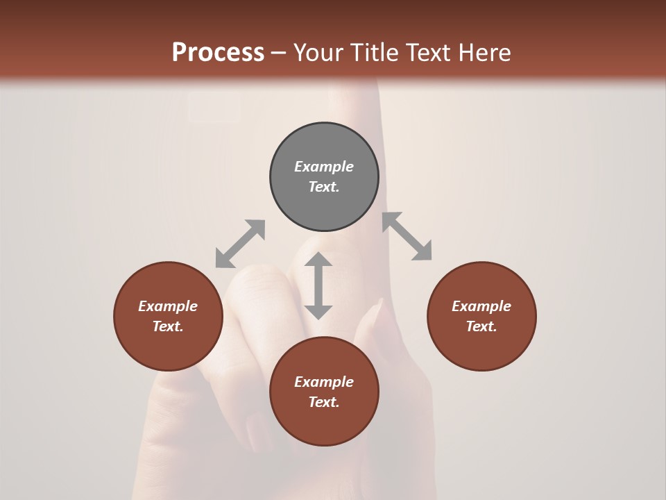 Business Handshake Over Blurry Background PowerPoint Template