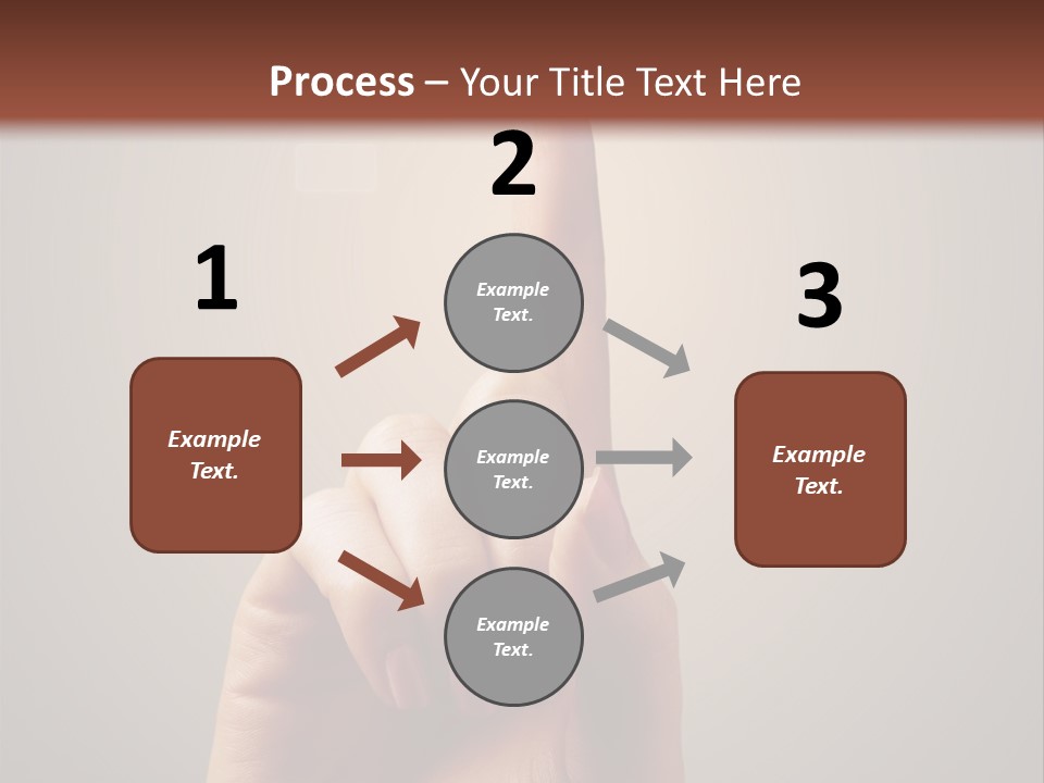 Business Handshake Over Blurry Background PowerPoint Template
