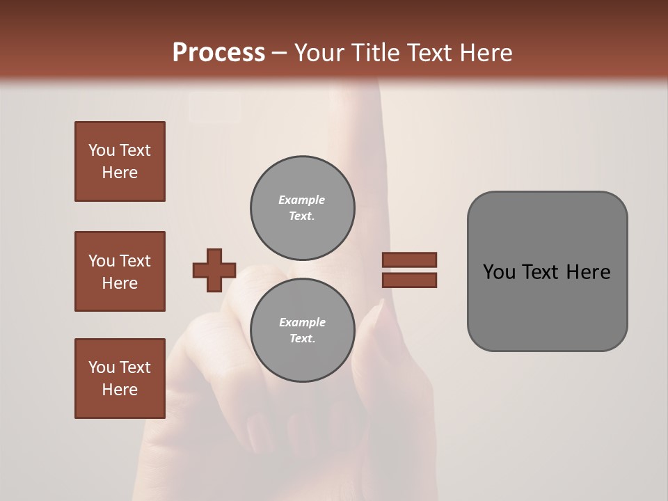 Business Handshake Over Blurry Background PowerPoint Template