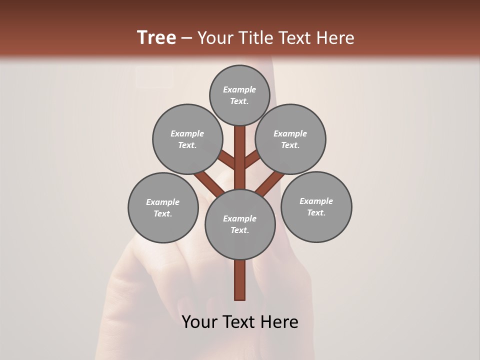 Business Handshake Over Blurry Background PowerPoint Template