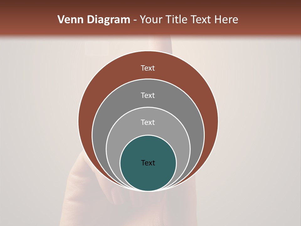 Business Handshake Over Blurry Background PowerPoint Template