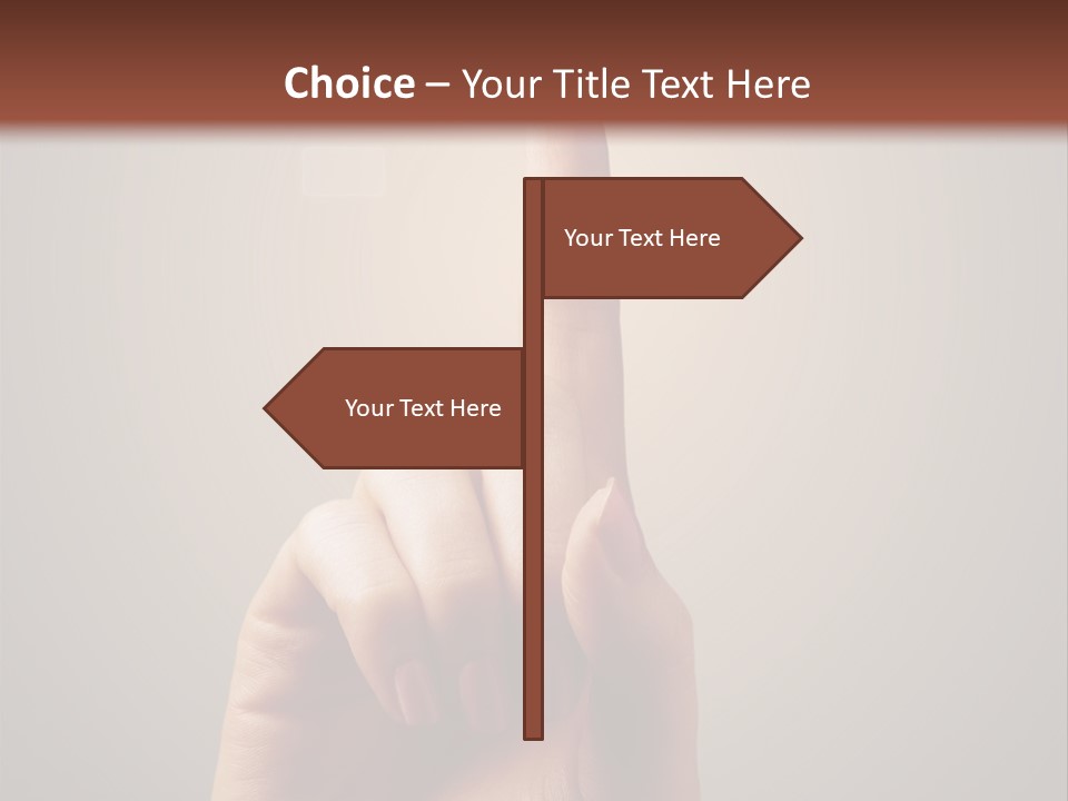 Business Handshake Over Blurry Background PowerPoint Template