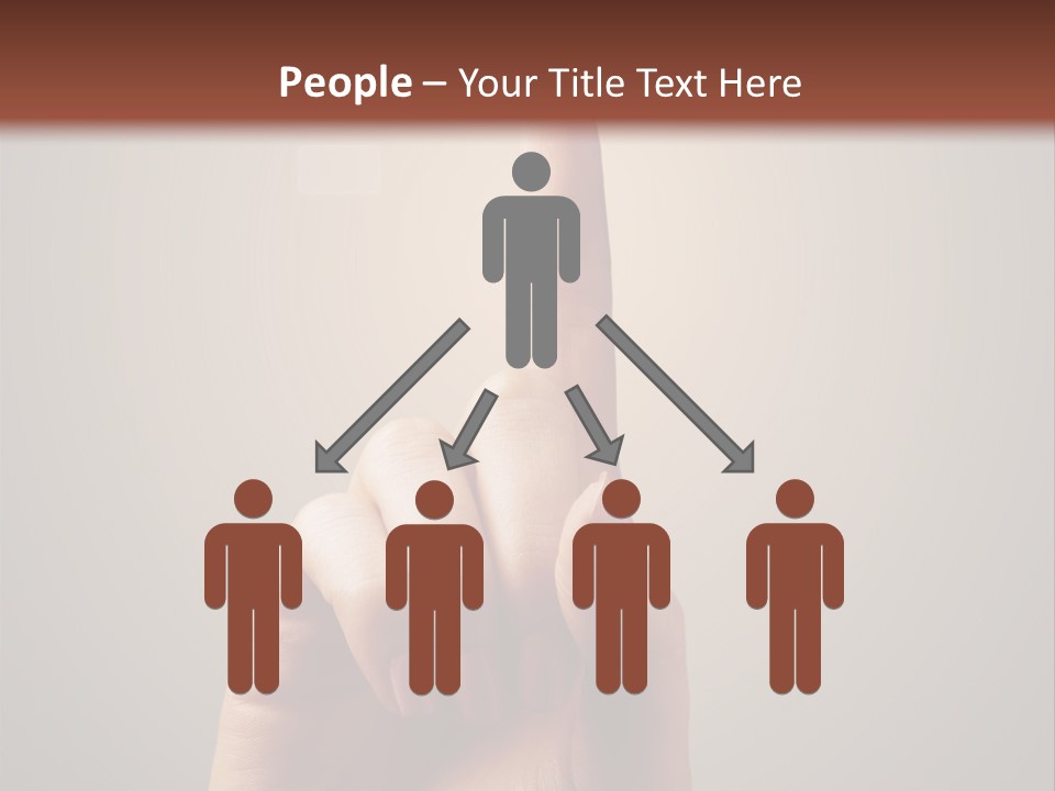 Business Handshake Over Blurry Background PowerPoint Template