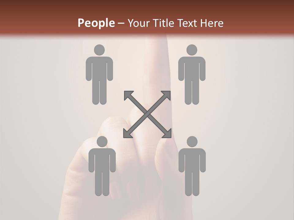 Business Handshake Over Blurry Background PowerPoint Template