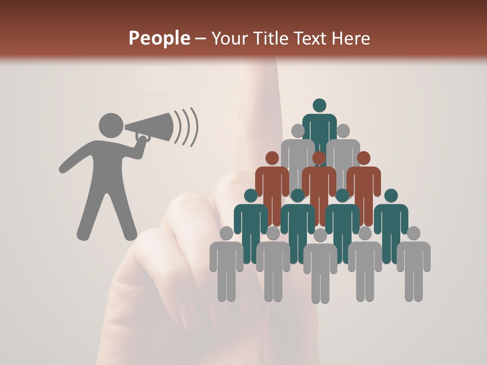 Business Handshake Over Blurry Background PowerPoint Template