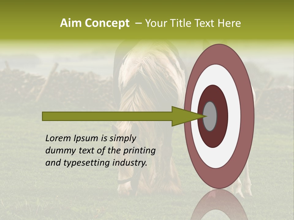 Horse And Foal PowerPoint Template