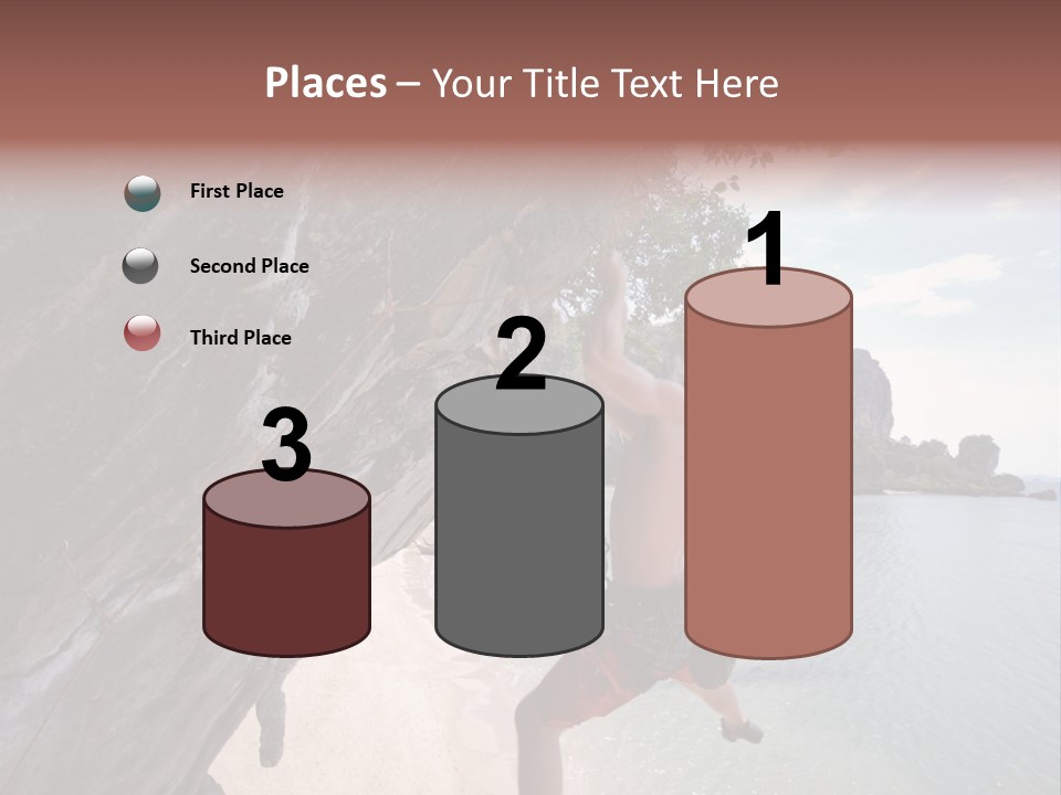 Climbing Tonsi Thailand PowerPoint Template