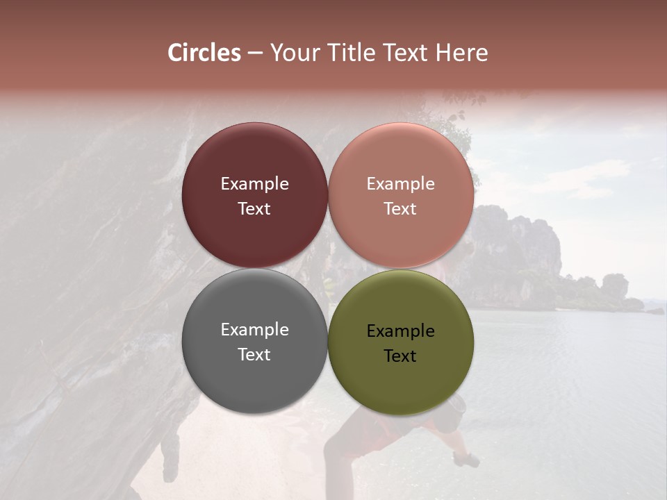 Climbing Tonsi Thailand PowerPoint Template