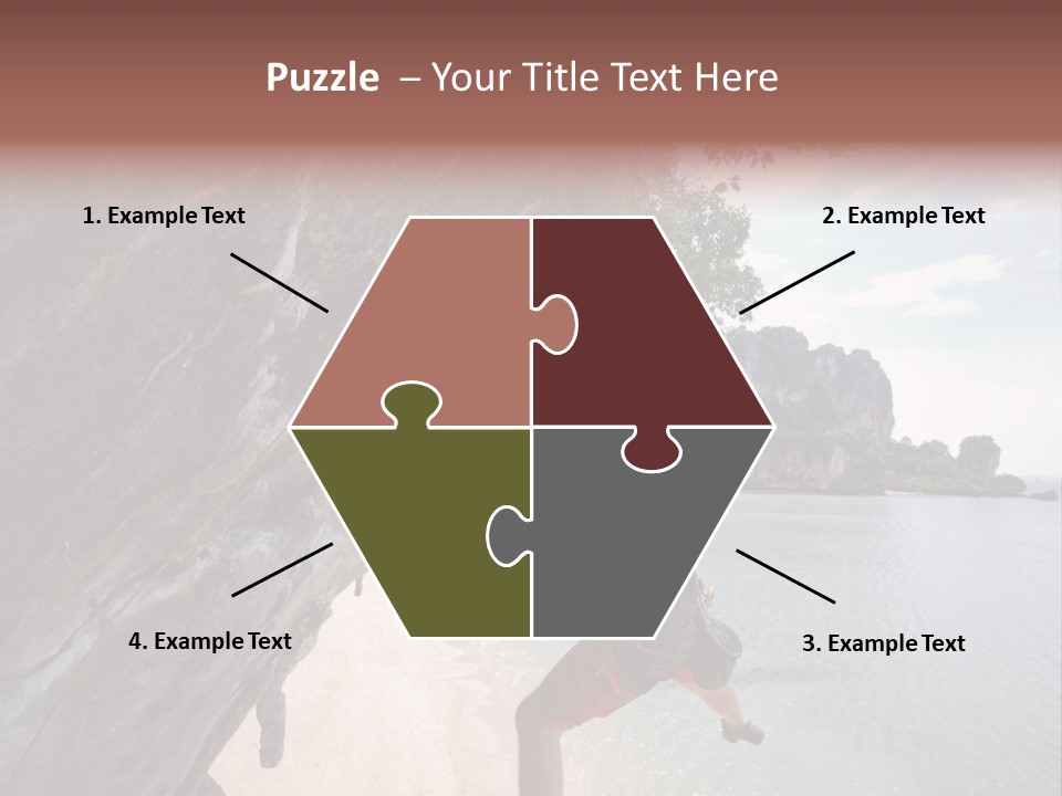 Climbing Tonsi Thailand PowerPoint Template