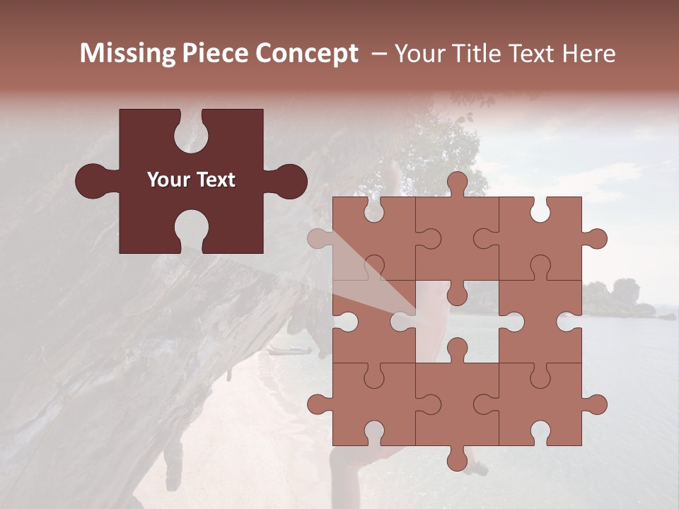 Climbing Tonsi Thailand PowerPoint Template