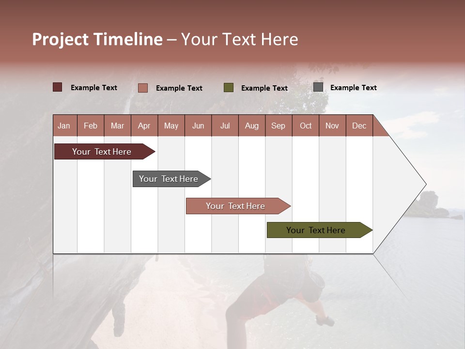 Climbing Tonsi Thailand PowerPoint Template