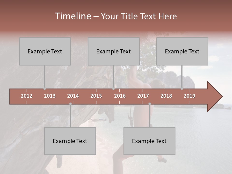 Climbing Tonsi Thailand PowerPoint Template