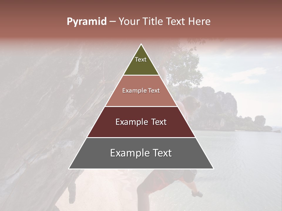 Climbing Tonsi Thailand PowerPoint Template