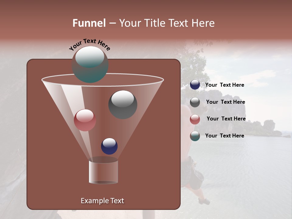 Climbing Tonsi Thailand PowerPoint Template