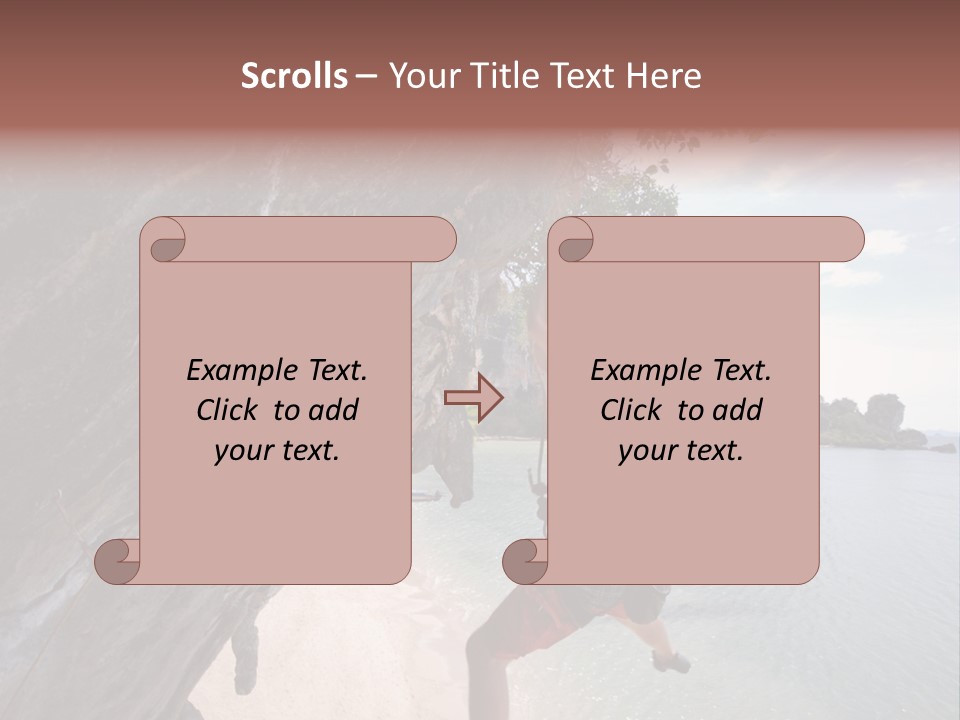 Climbing Tonsi Thailand PowerPoint Template