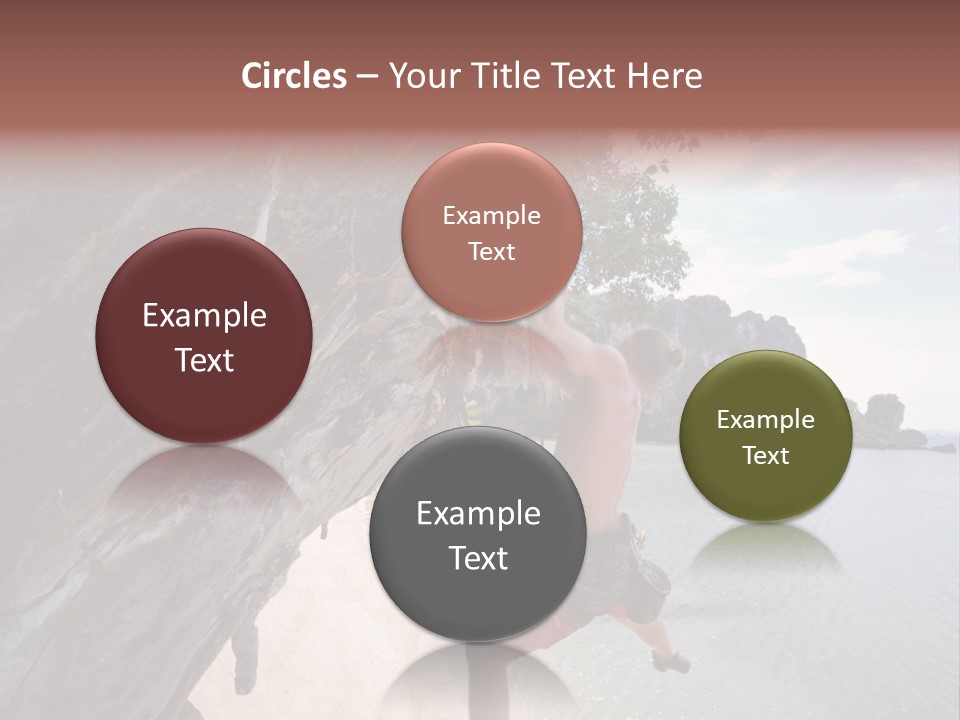 Climbing Tonsi Thailand PowerPoint Template