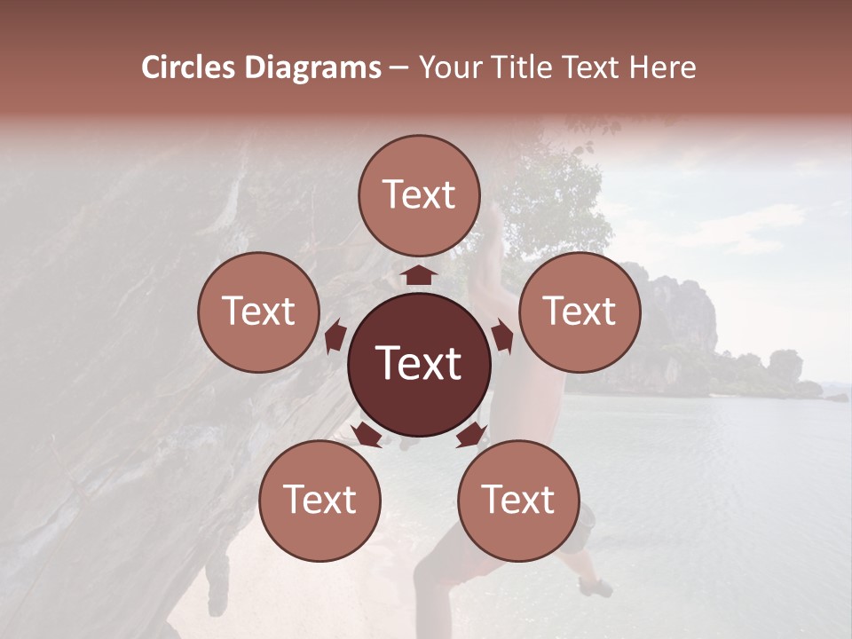 Climbing Tonsi Thailand PowerPoint Template