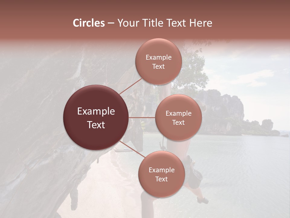 Climbing Tonsi Thailand PowerPoint Template