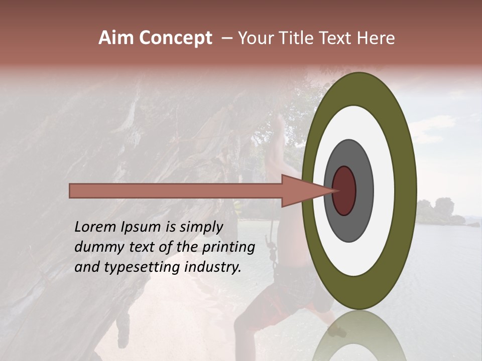 Climbing Tonsi Thailand PowerPoint Template