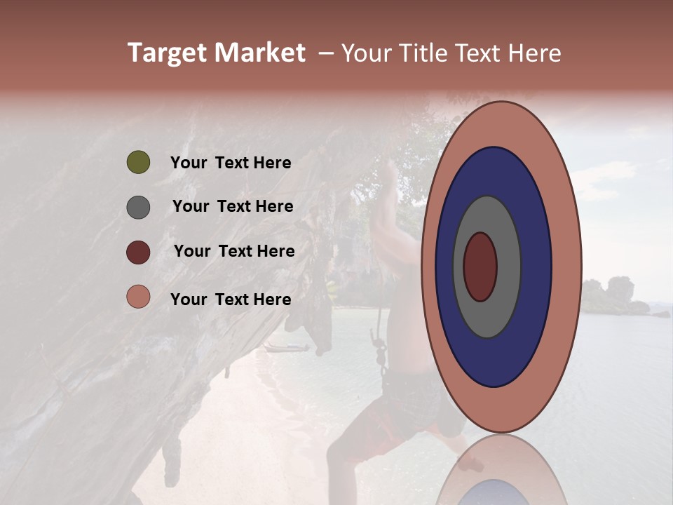 Climbing Tonsi Thailand PowerPoint Template