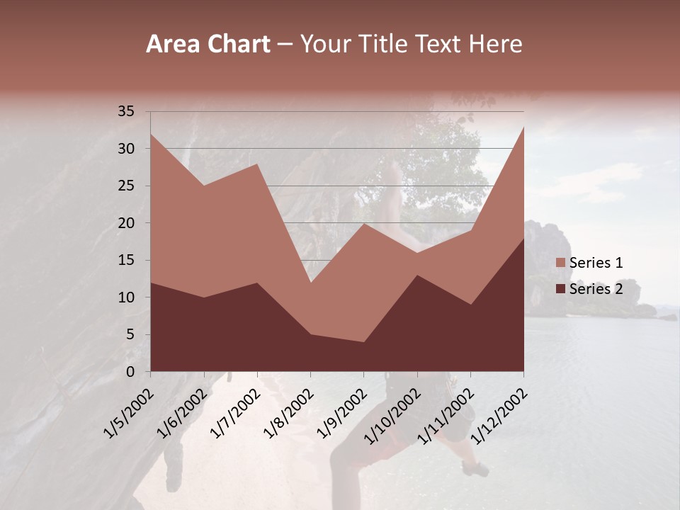 Climbing Tonsi Thailand PowerPoint Template