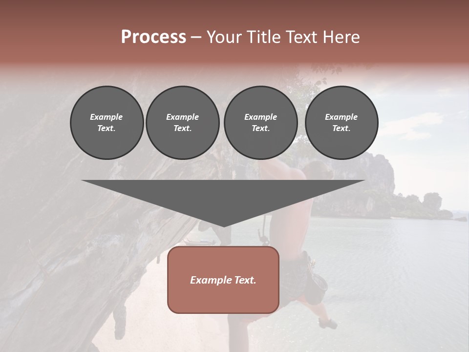 Climbing Tonsi Thailand PowerPoint Template