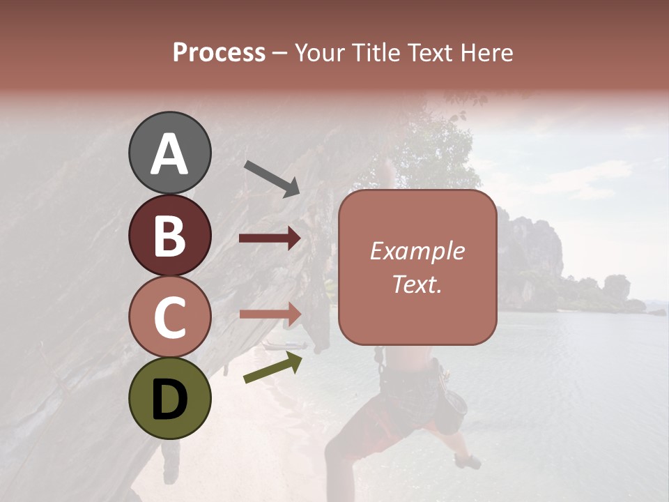 Climbing Tonsi Thailand PowerPoint Template