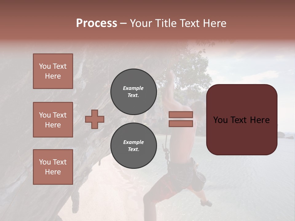 Climbing Tonsi Thailand PowerPoint Template