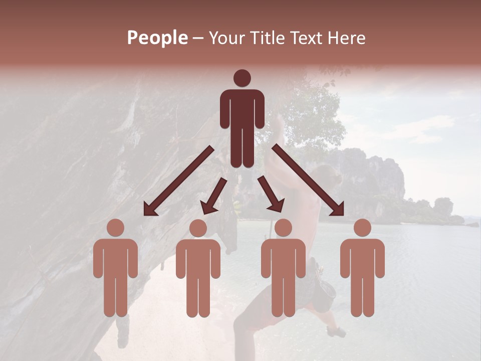 Climbing Tonsi Thailand PowerPoint Template