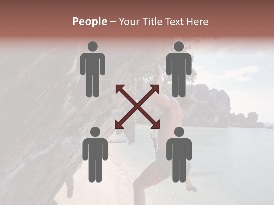 Climbing Tonsi Thailand PowerPoint Template