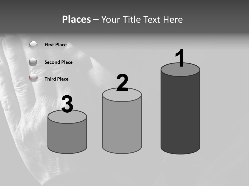 Faith (Special Black And White Toned Photo F/X, Focus Point On Hands(Selective)) PowerPoint Template