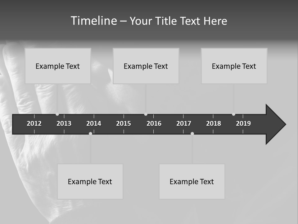 Faith (Special Black And White Toned Photo F/X, Focus Point On Hands(Selective)) PowerPoint Template