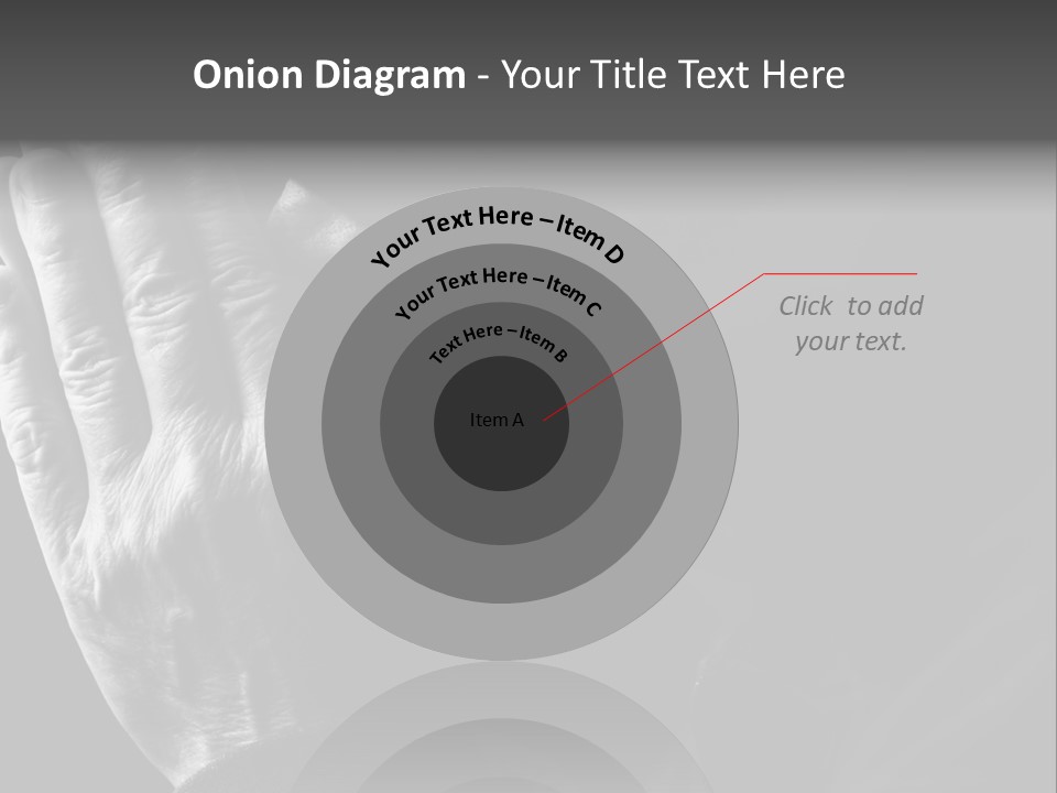 Faith (Special Black And White Toned Photo F/X, Focus Point On Hands(Selective)) PowerPoint Template