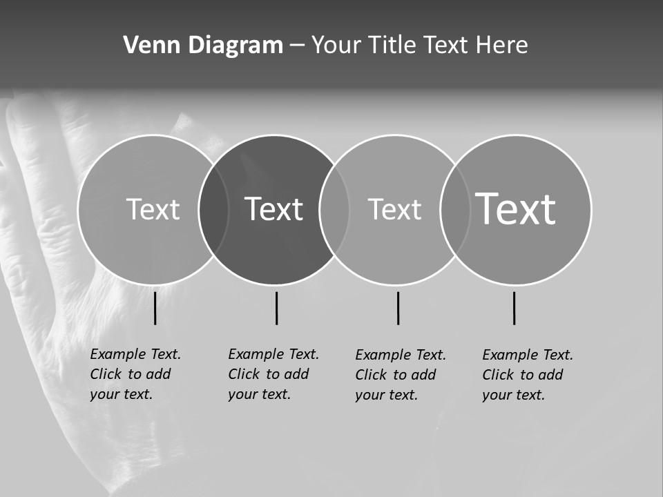 Faith (Special Black And White Toned Photo F/X, Focus Point On Hands(Selective)) PowerPoint Template