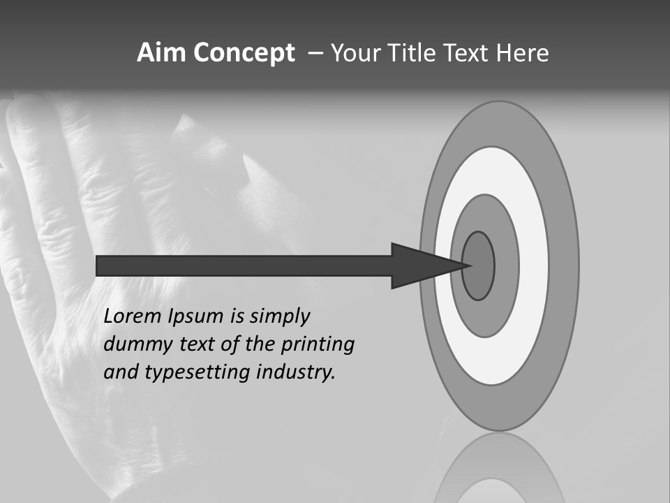 Faith (Special Black And White Toned Photo F/X, Focus Point On Hands(Selective)) PowerPoint Template