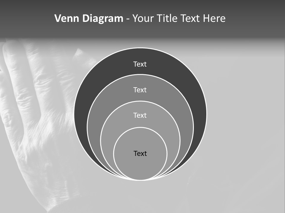 Faith (Special Black And White Toned Photo F/X, Focus Point On Hands(Selective)) PowerPoint Template