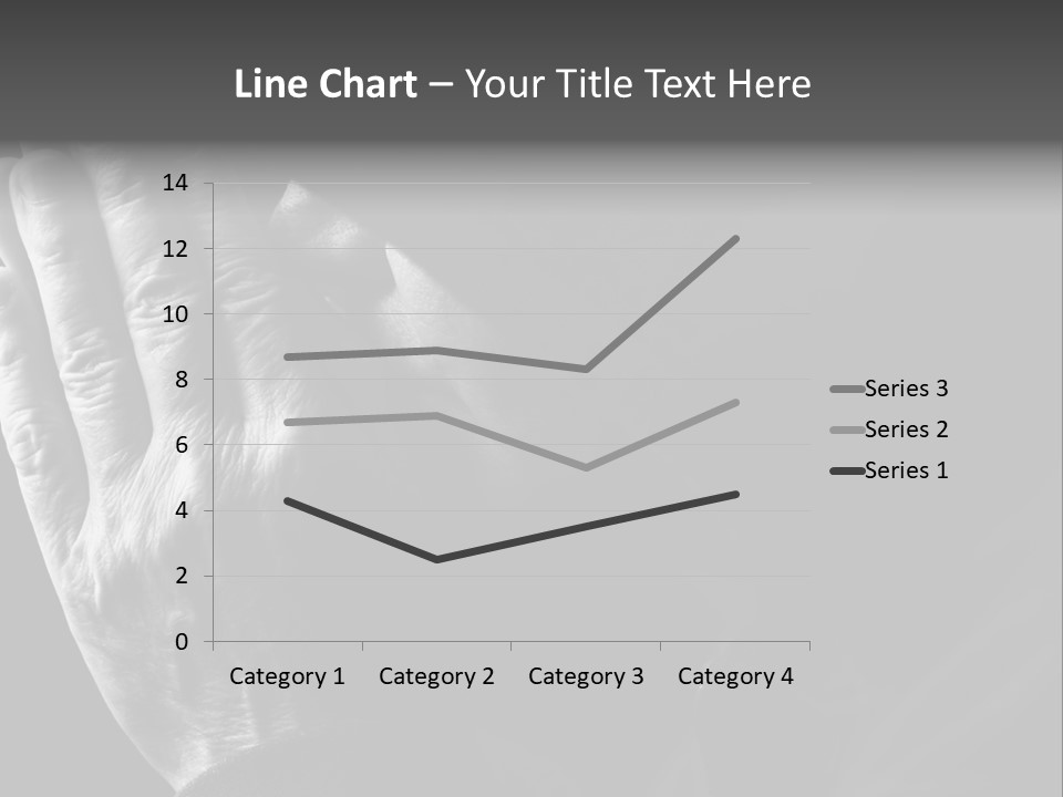 Faith (Special Black And White Toned Photo F/X, Focus Point On Hands(Selective)) PowerPoint Template