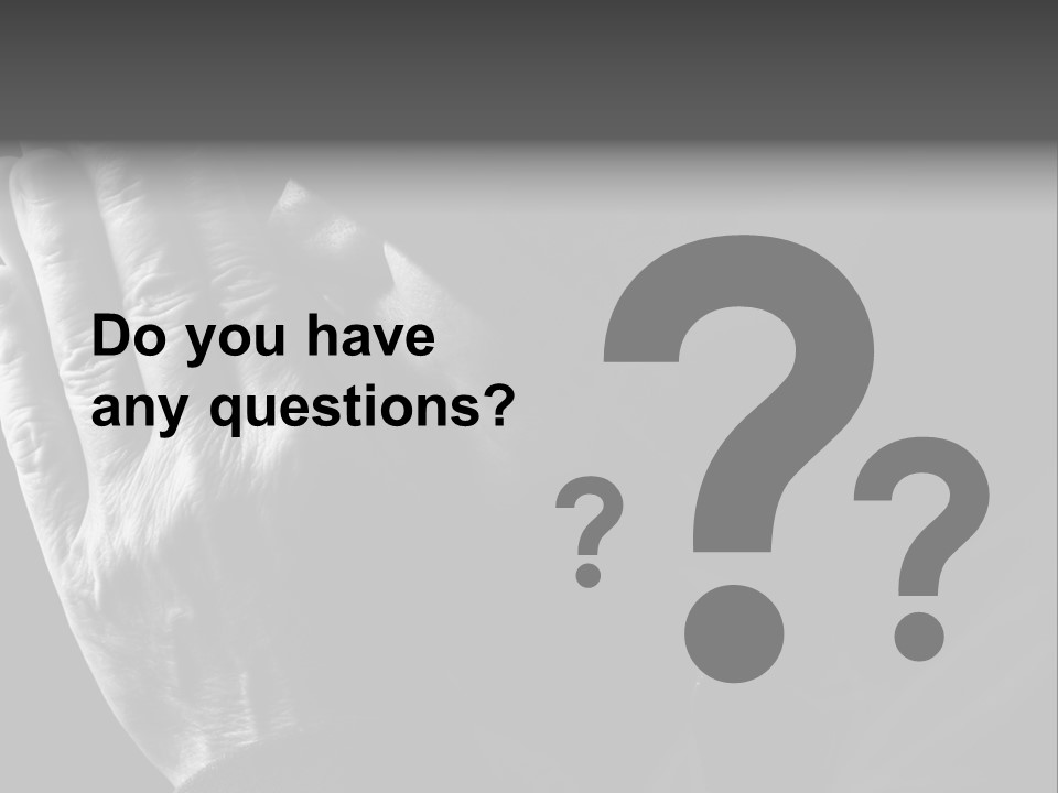 Faith (Special Black And White Toned Photo F/X, Focus Point On Hands(Selective)) PowerPoint Template