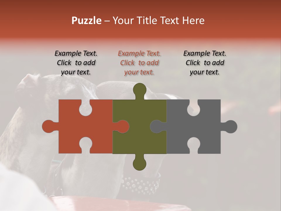 Three Whippets PowerPoint Template