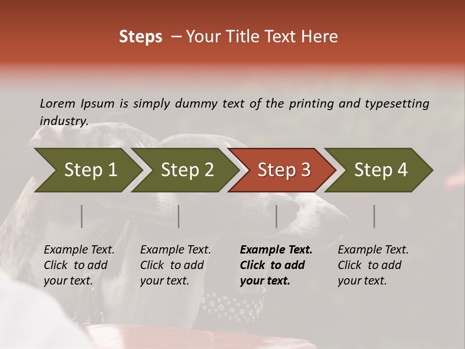 Three Whippets PowerPoint Template