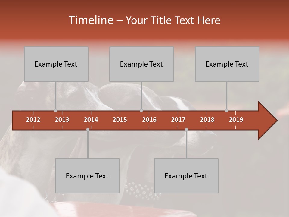 Three Whippets PowerPoint Template