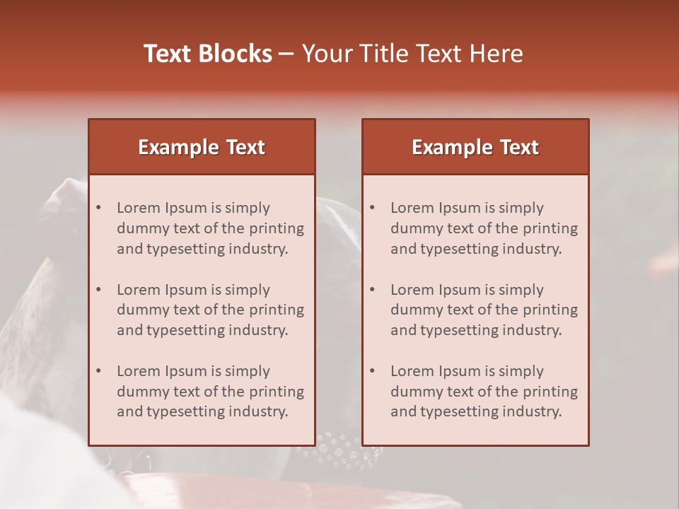 Three Whippets PowerPoint Template