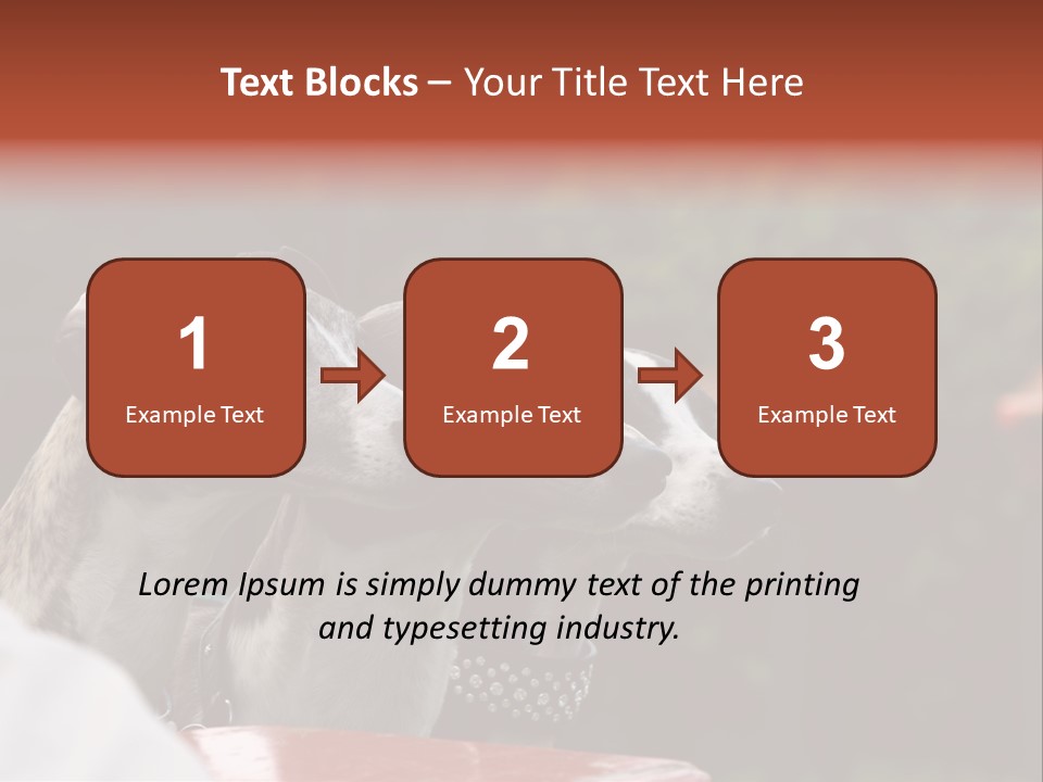 Three Whippets PowerPoint Template