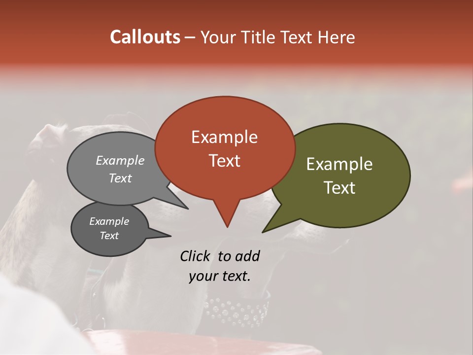 Three Whippets PowerPoint Template